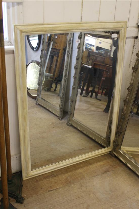 Large painted frame mirror